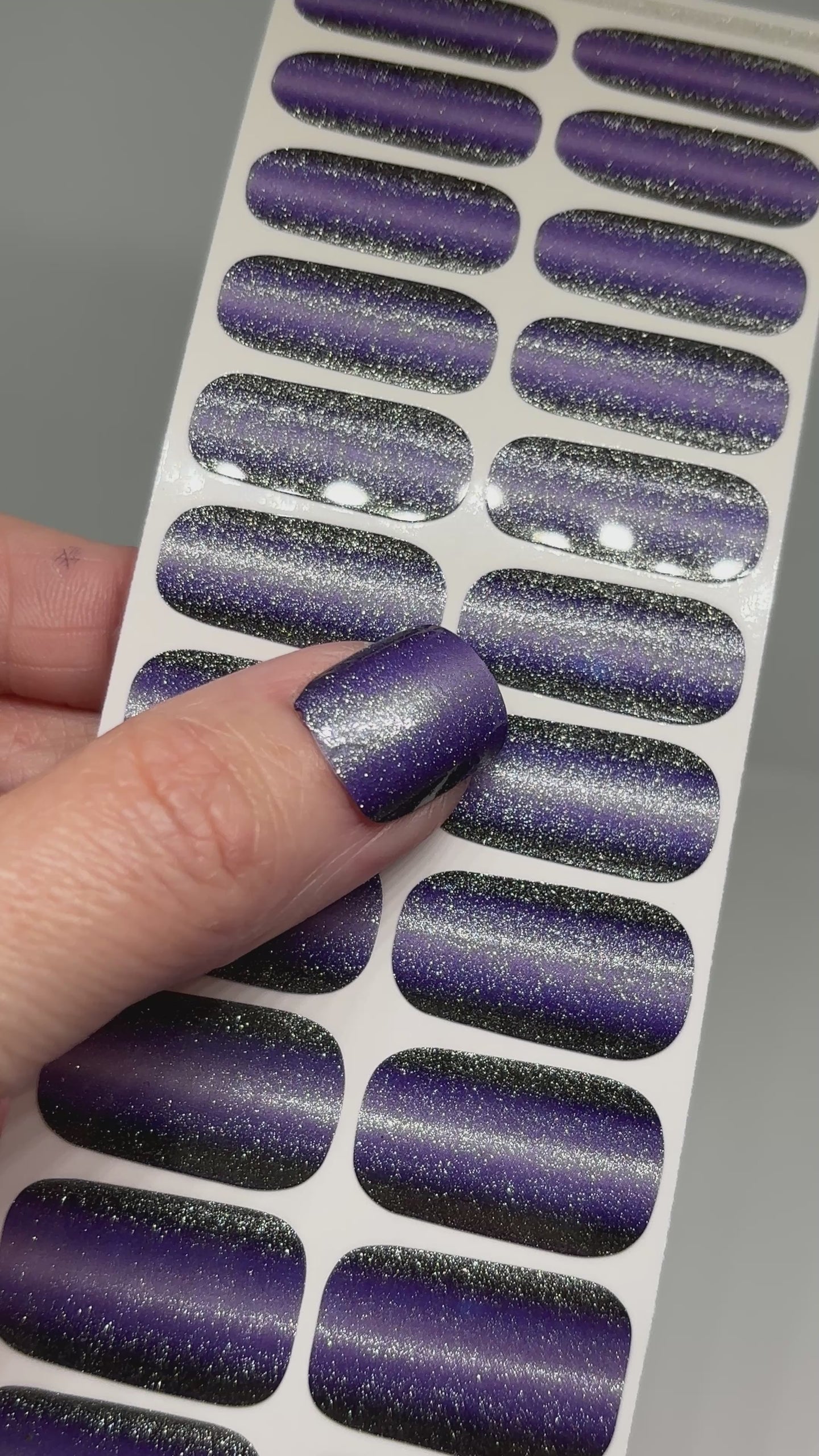Enchanted Twilight Exclusive Nail Wraps (Glitter Shift)